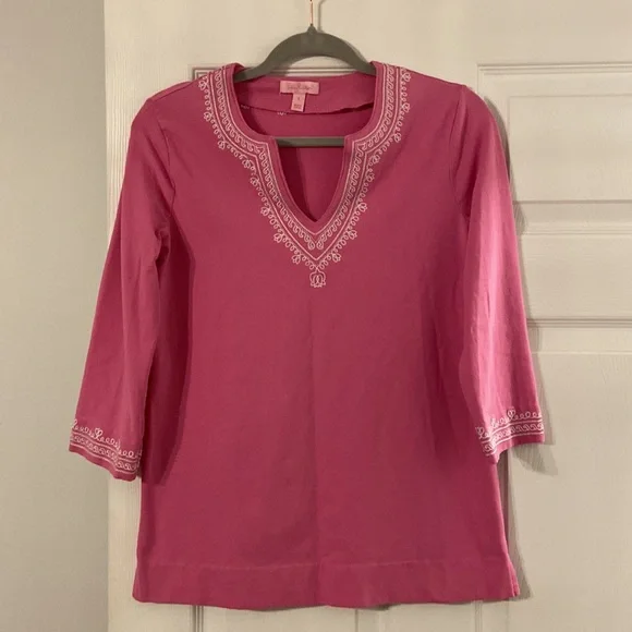 Lilly Pulitzer Shirt size S excellent condition Leigh 25” bust 34” - Picture 6 of 12